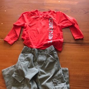 Toddler boys’ Carhartt  shirt and cargo pants